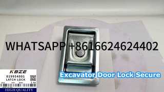 KBZE OEM جودة XCMG 819954001 قفل الباب الجانبي لقطع غيار الحفار XE200 XE210 XE215