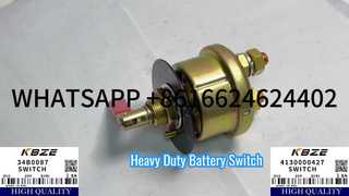المفتاح الرئيسي للبطارية KBZE LIUGONG 34B0087 SDLG 4130000427 XCMG 803694579 للحفارة CLG922 XE215