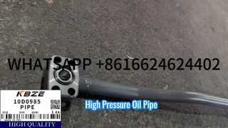 أنبوب زيت رجوع أسطوانة الجرافة KBZE 10D0985 للحفارة LiuGong CLG922E – مقاوم للضغط العالي