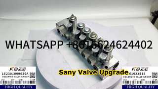 KBZE 152301000629A SANY 61023519 مجموعة صمامات الملف اللولبي لـ SY195 S205 S210 SY215 SY245 SY285