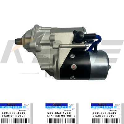 KBZE 600-863-4110 KOMATSU SAA6D102E ENGINE 600-863-4210 STARTER MOTOR ASSY 24V 10T 4.5KW FITS FOR PC200-6 PC200-7 PC220 WA250 D41A
