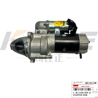 KBZE 1-81100189-2 1-81100189-0 HITACHI EX200-1 4.5KW 11T 24V STARTER MOTOR FOR ISUZU 6BD1 ENGINE