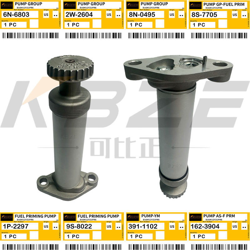 KBZE 162-3904 391-1102 6N-6803 2W-2604  D342 D343 D346 D348 D353 ENGINE 51.3CC HAND PRIMING PUMP 8N-0495 9S-8022 1P-2297 8S-7705