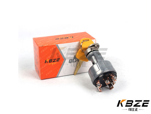 KBZE BRAND KOMATSU 08086-10000 مفتاح الإشعال 6LINE / مفتاح مع 2 مفاتيح استبدال لـ PC200-1 PC200-2 PC200-3