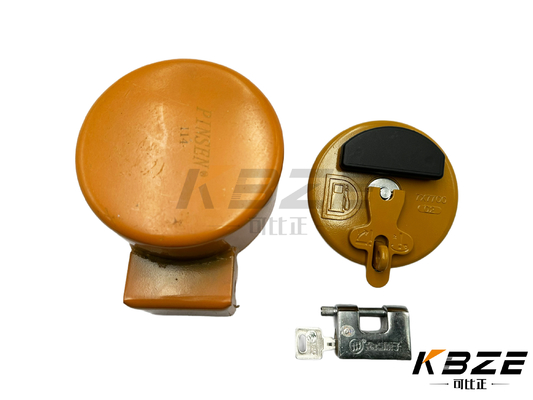 HD820 EX VOLVO Φ99MM جودة عالية مضادة للسرقة إضافية غطاء خزان الوقود / غطاء ملء الوقود مع مفتاحين لـ HD EX VOLVO EXCAVATOR