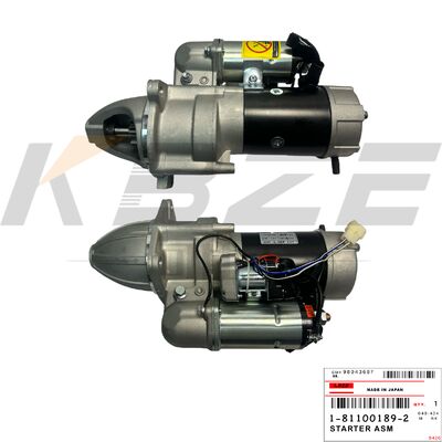 KBZE 1-81100189-2 1-81100189-0 هيتاشي EX200-1 4.5KW 11T 24V محرك بدء للإيزوزو 6BD1 المحرك
