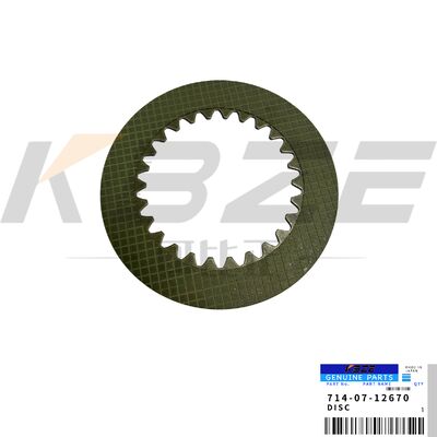 KBZE 714-07-12670 7140712670 OEM DISC الجودة الاحتكاك للكوماتسو WA200 WA250 WA300 WA320 WA380 WA400 WA450 WA480 HM250 HM300 HM400
