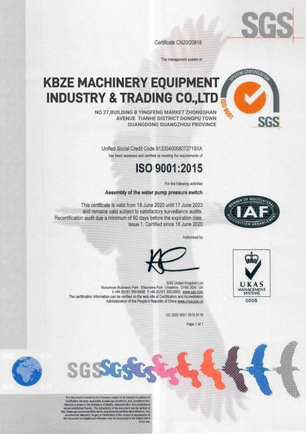 KBZE Machinery Equipment Industry & Trading Co.,Ltd